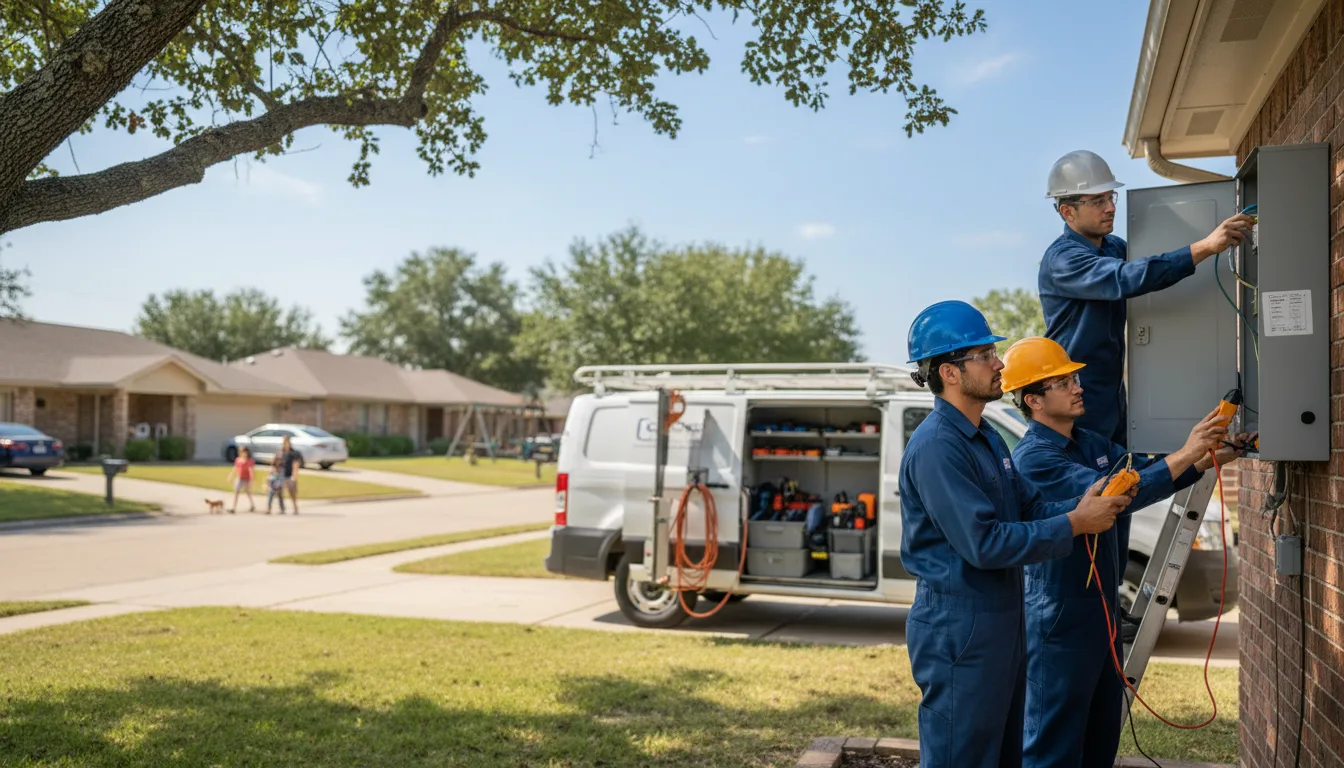 Certified electrician providing emergency electrical services in Caledonia, MS